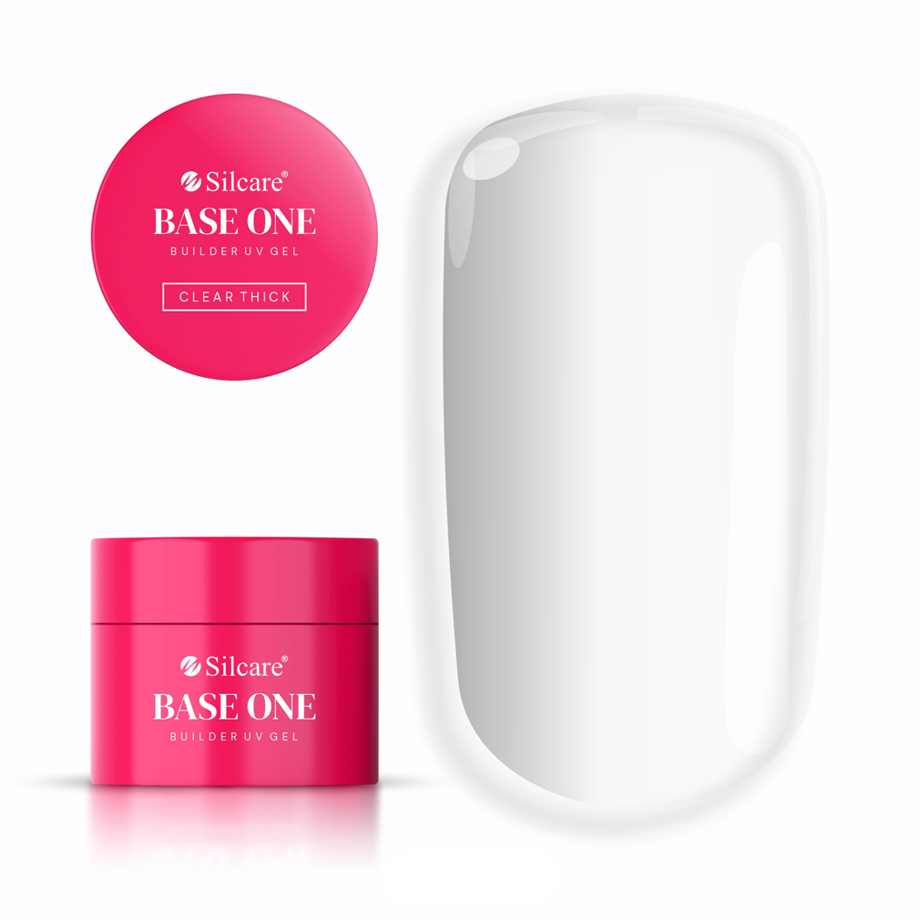 Silcare Base One Nail Builder Gel Clear Gros 50g