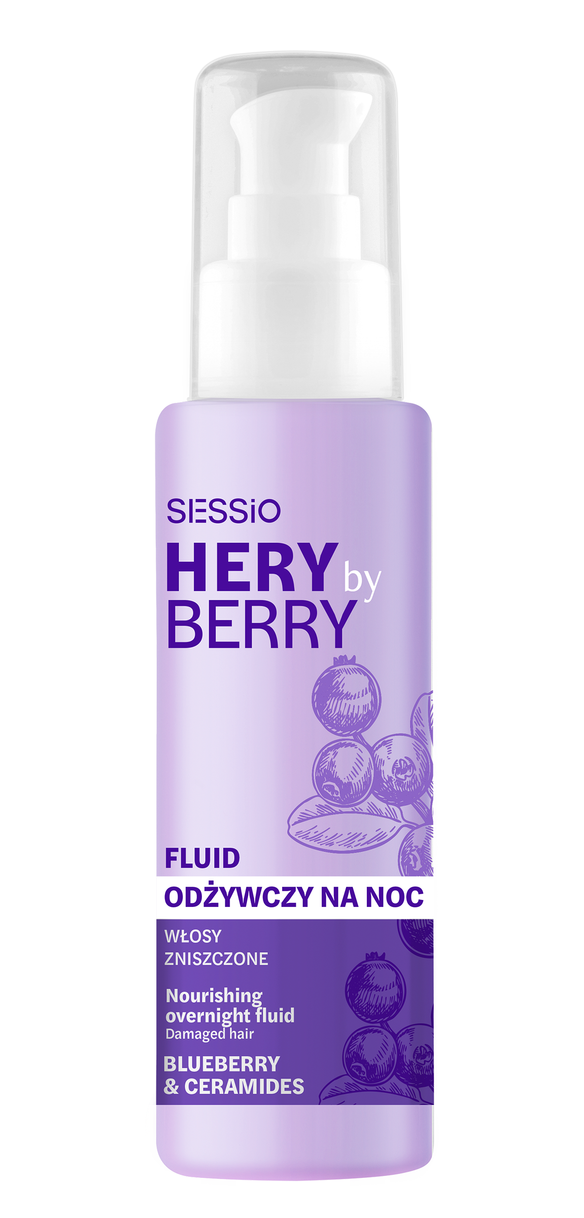 Sessio Hery by Berry Fluid nutritiv de noapte pentru păr 100ml