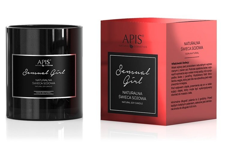 Lumânare din soia naturală APIS Sensual Girl