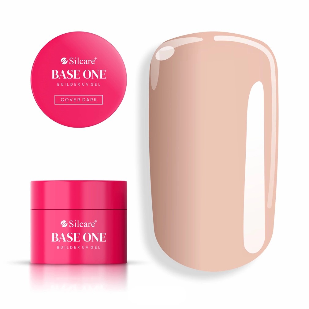 Silcare Base One Nail Builder Gel Cover Dark 50g