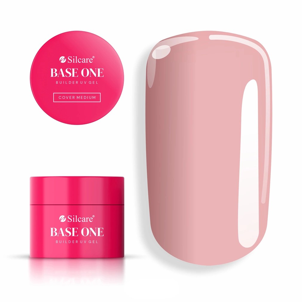 Silcare Base One Nail Builder Gel Cover Medium 50g