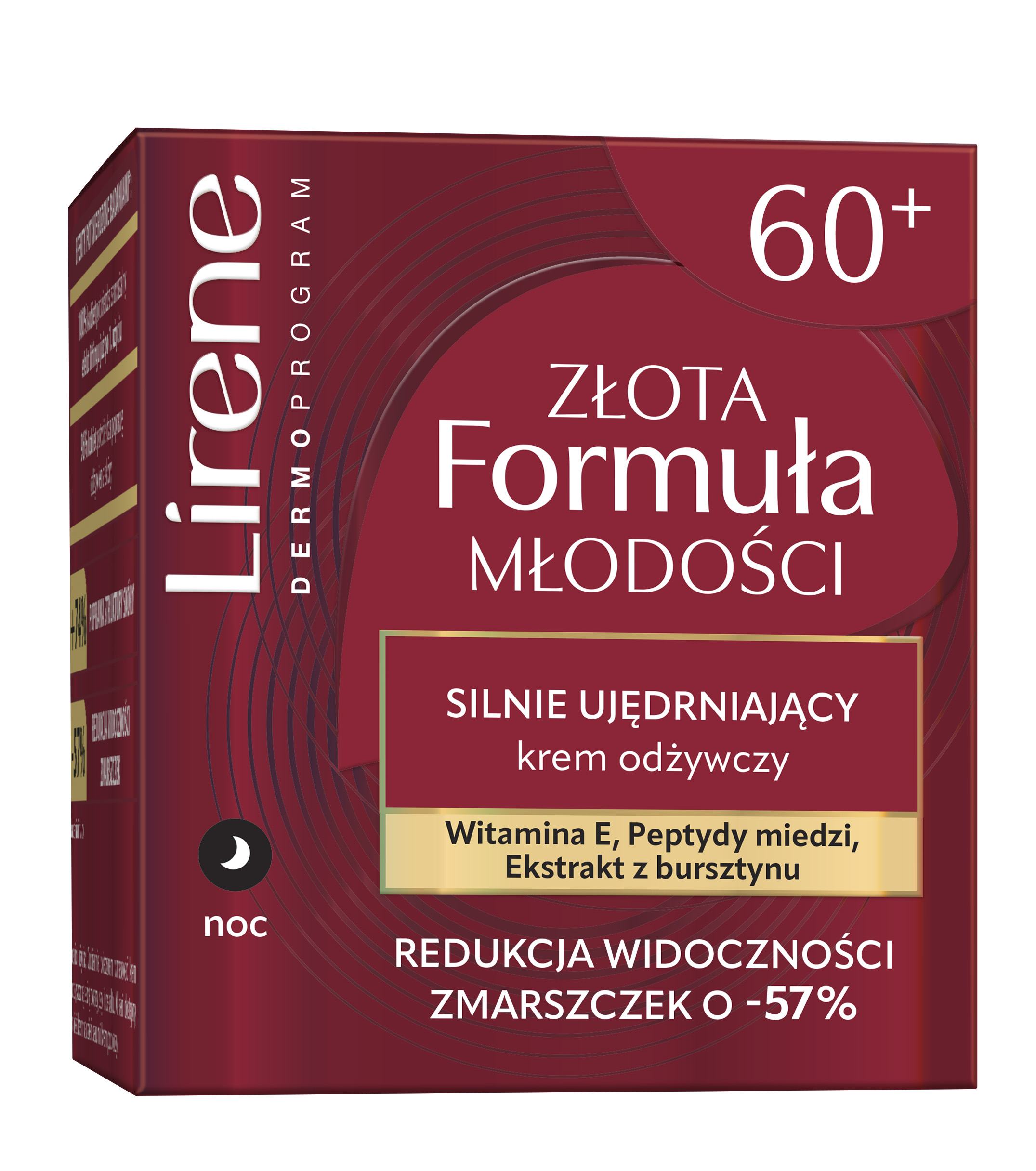 Lirene Golden Youth Formula Cremă hrănitoare cu fermitate puternică 60+ 50ml