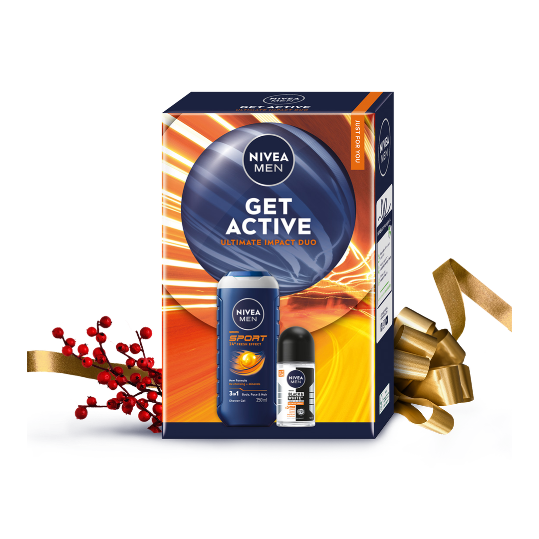 Set cadou NIVEA Men Get Active Ultimate Impact Duo