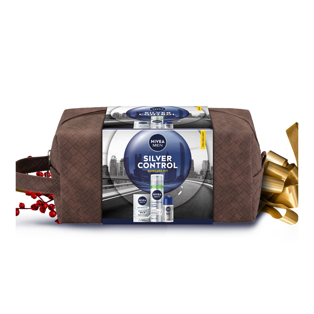 Set cadou pentru îngrijirea pielii NIVEA Men Silver Control