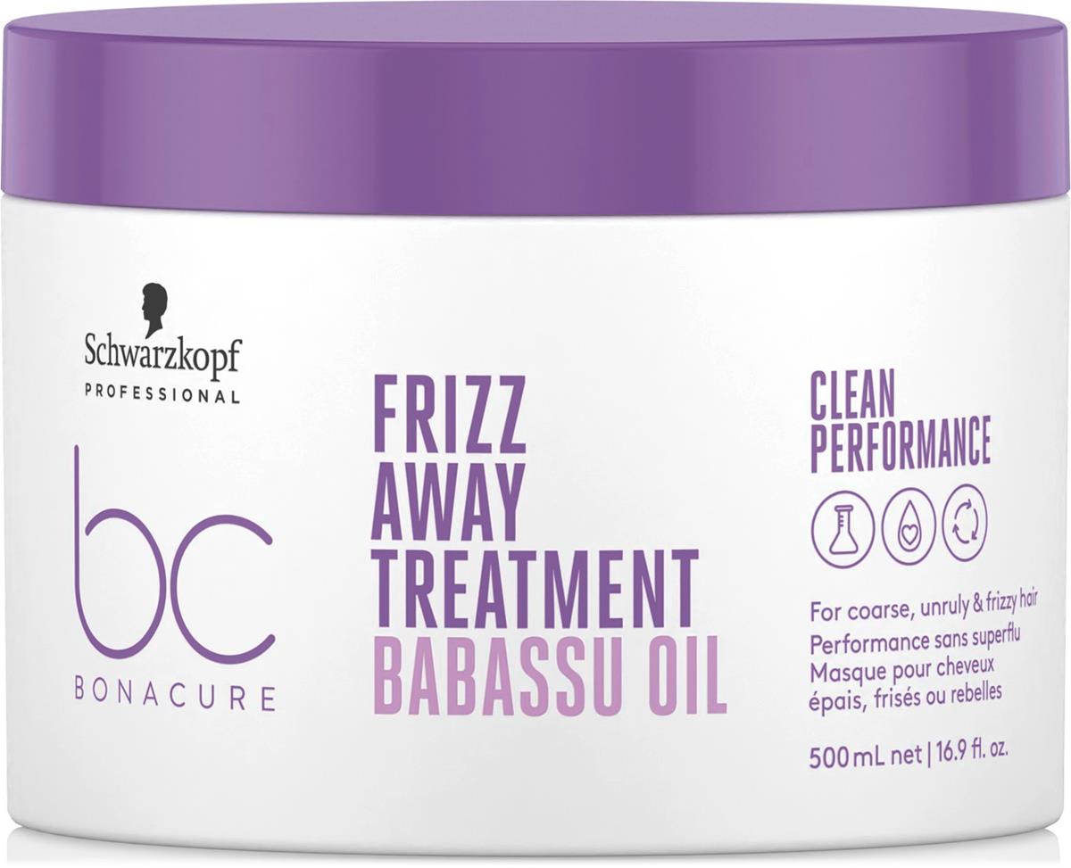 Schwarzkopf BC Frizz Away Treatment Babassu Oil Hair Mask 500ml Scurt Expiry Date 31.01.2026r