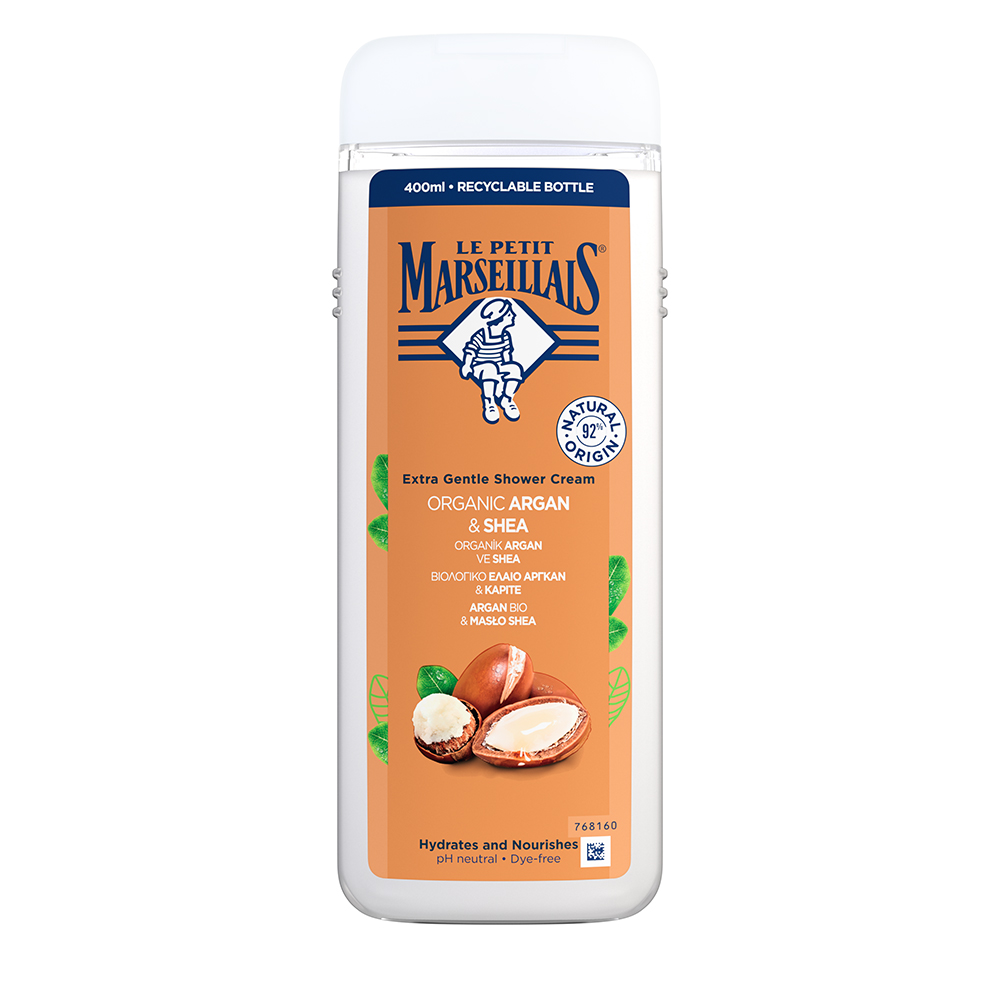Le Petit Marseillais Gel de duș cremos Argan Bio Shea Butter 400ml