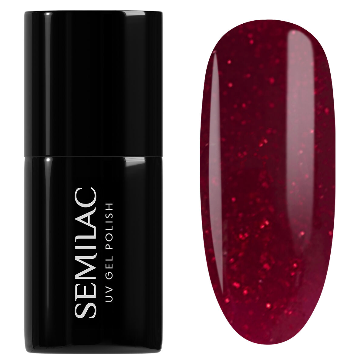 Lac hibrid Semilac 954 Silky Rouge