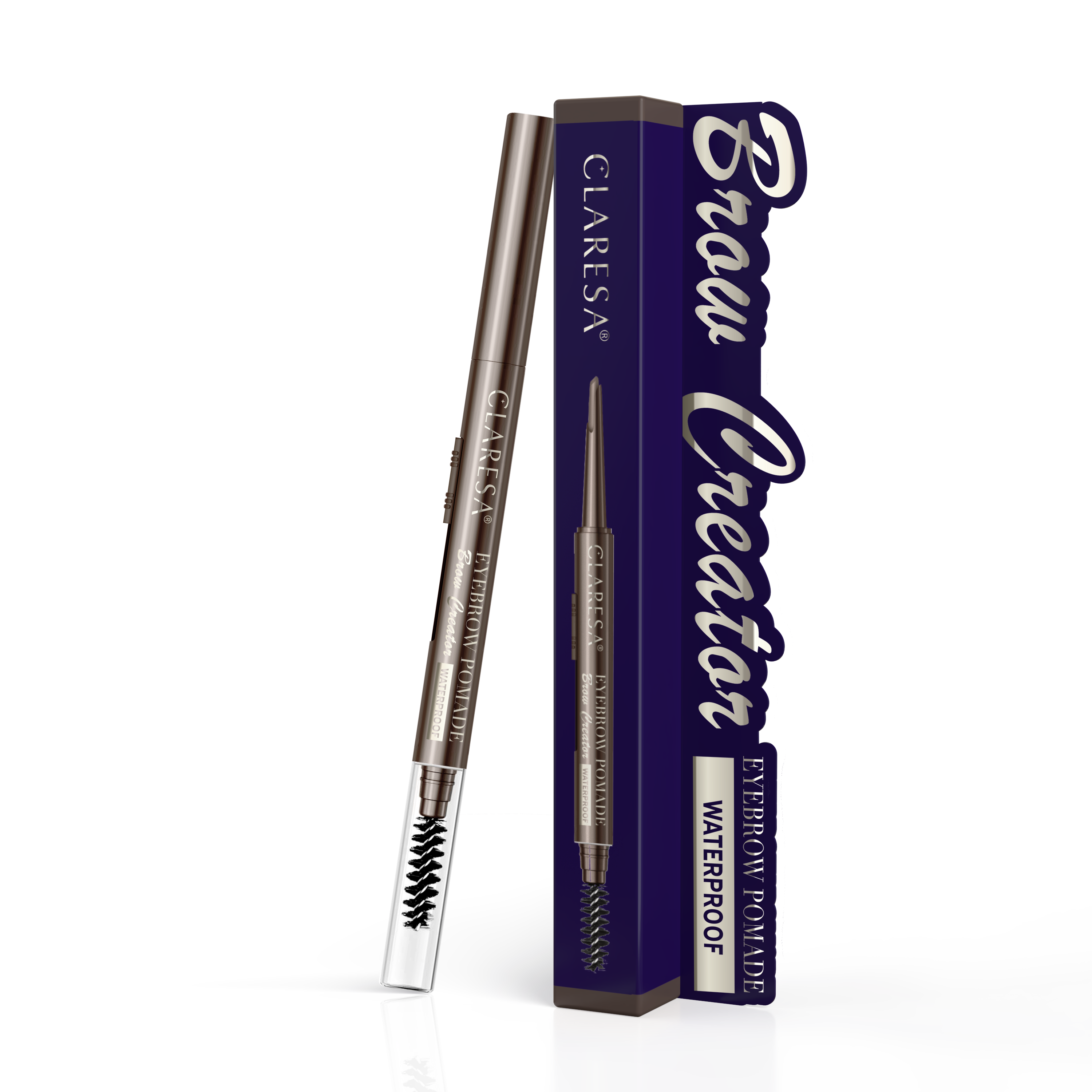 Claresa Brow Creator Creion pentru sprâncene Pomadă 03 Graphite Brown