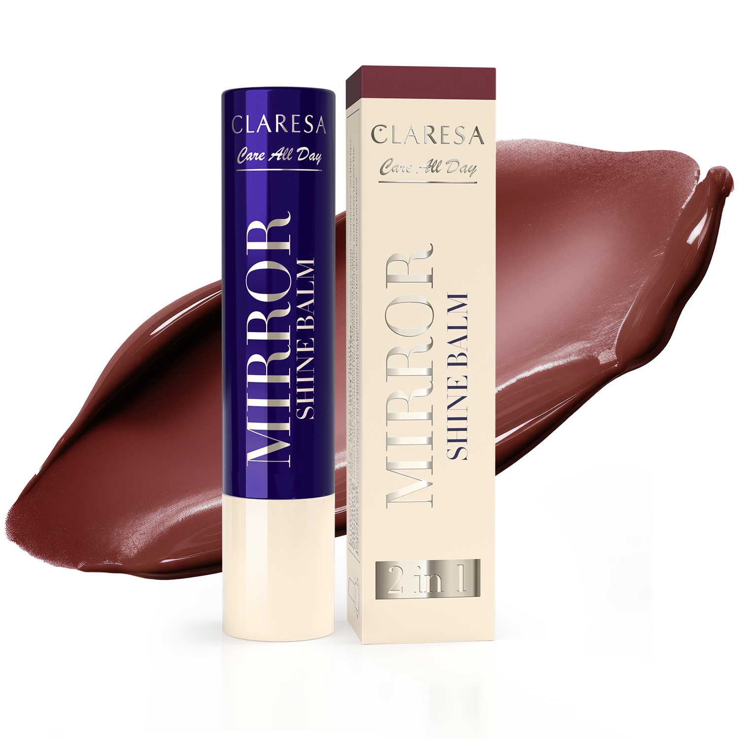 Claresa Care All Day Mirror Shine Balm Lip Gloss Mad Hatter