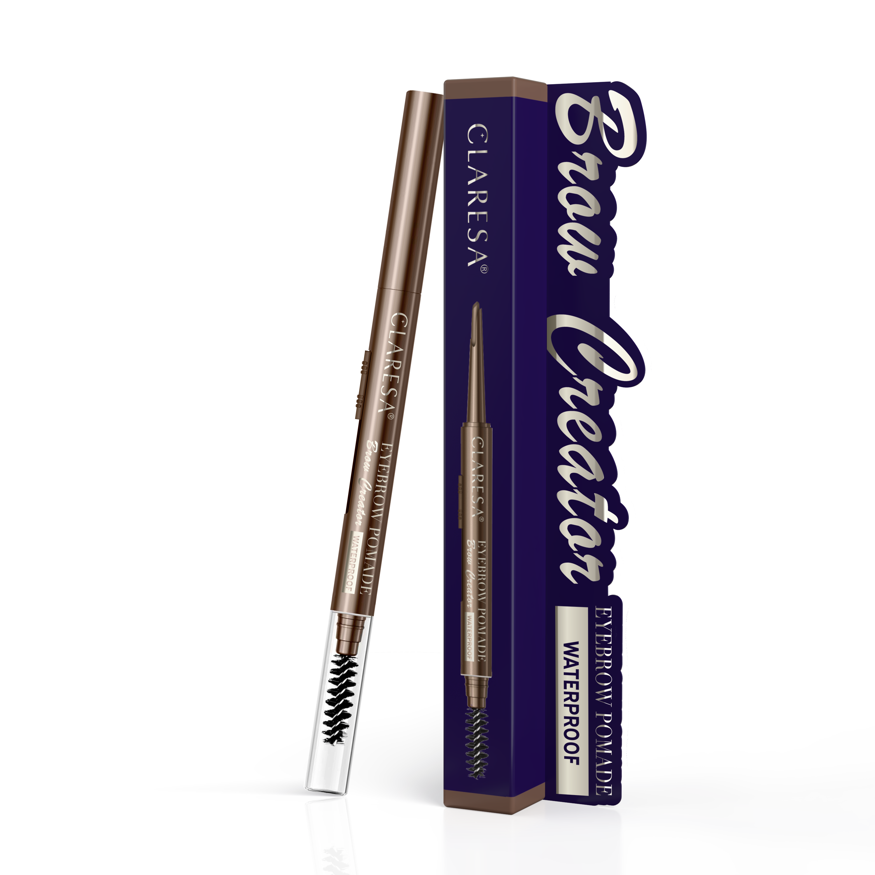 Claresa Brow Creator Creion pentru sprâncene Pomadă 02 Medium Brown