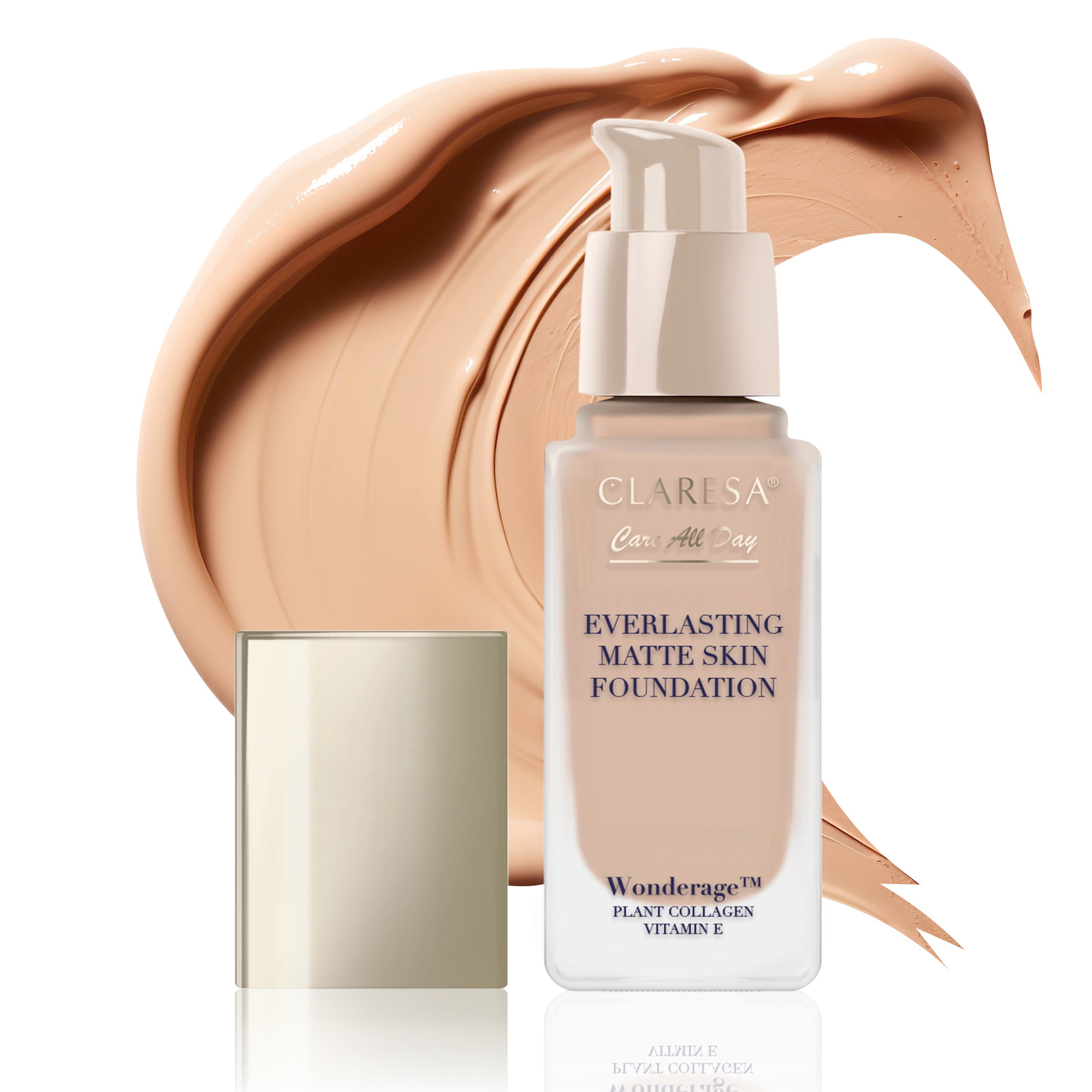 Claresa Care All Day Everlasting Matte Skin Foundation Bronz natural