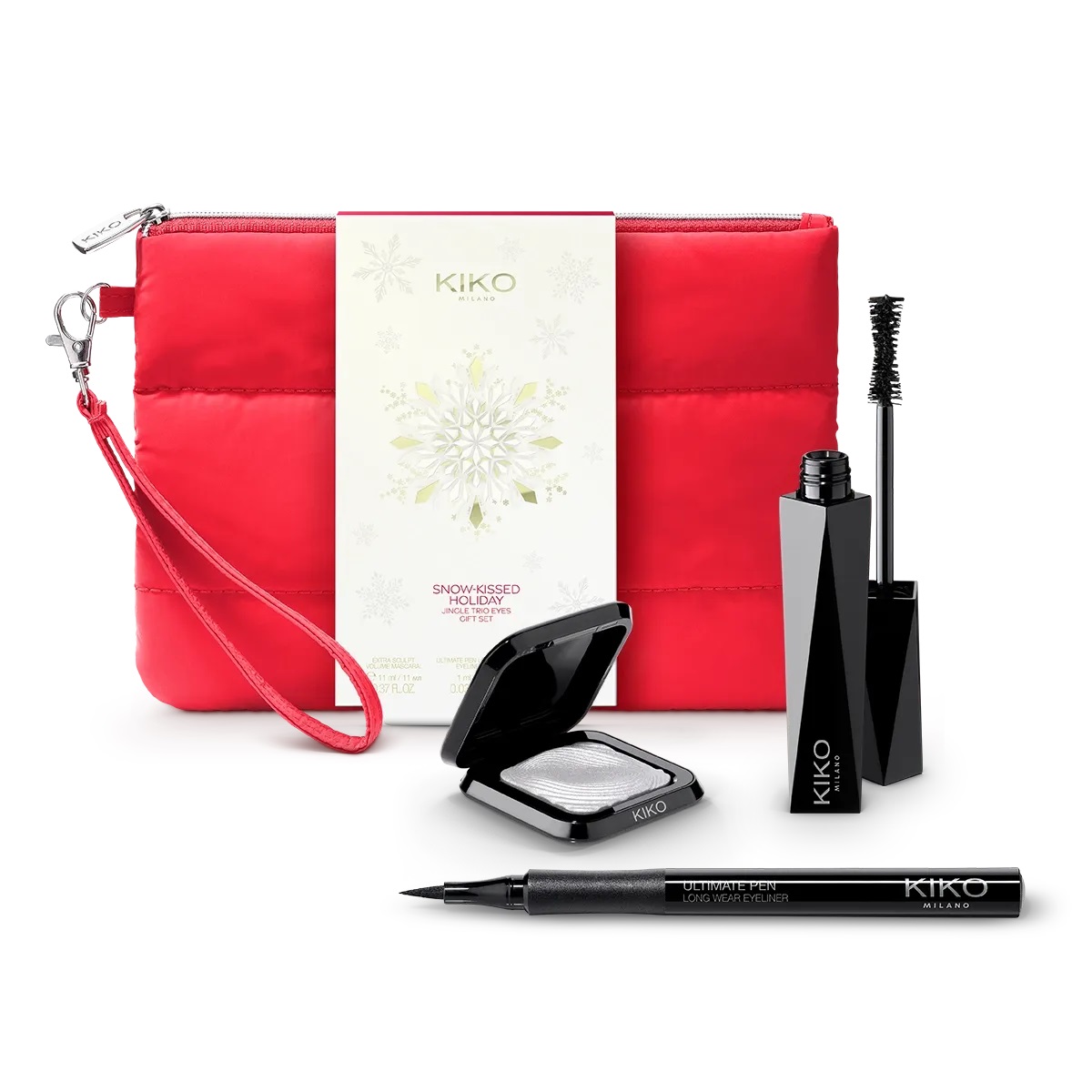 KIKO Milano Snow-Kissed Holiday Mascara + Eyeshadow + Eyeliner Set