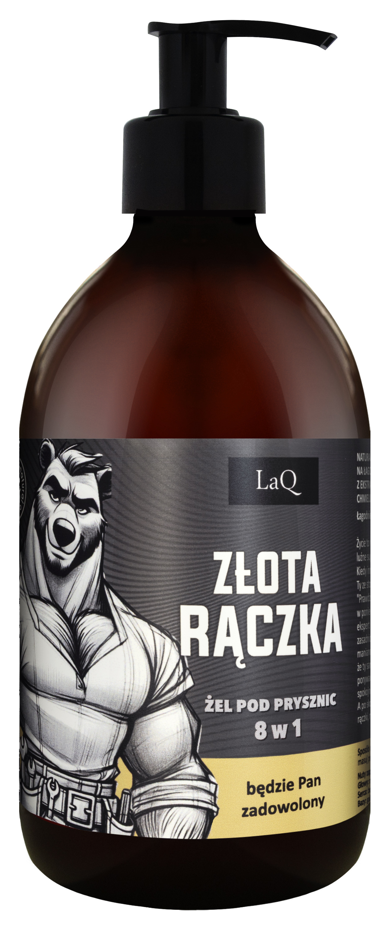 Gel de duș pentru bărbați LaQ Złota Rączka 500ml