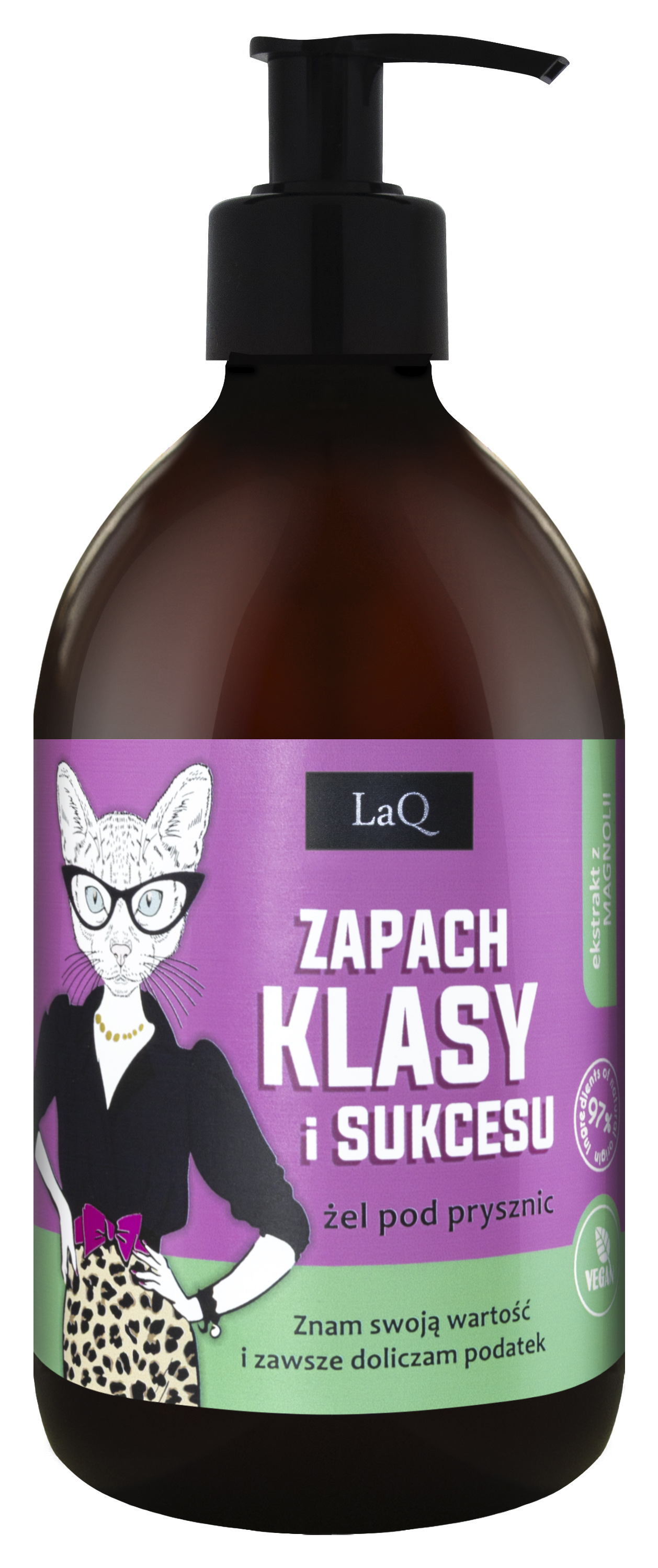 Gel de duș LaQ Magnolia Parfum de clasă și succes 500ml