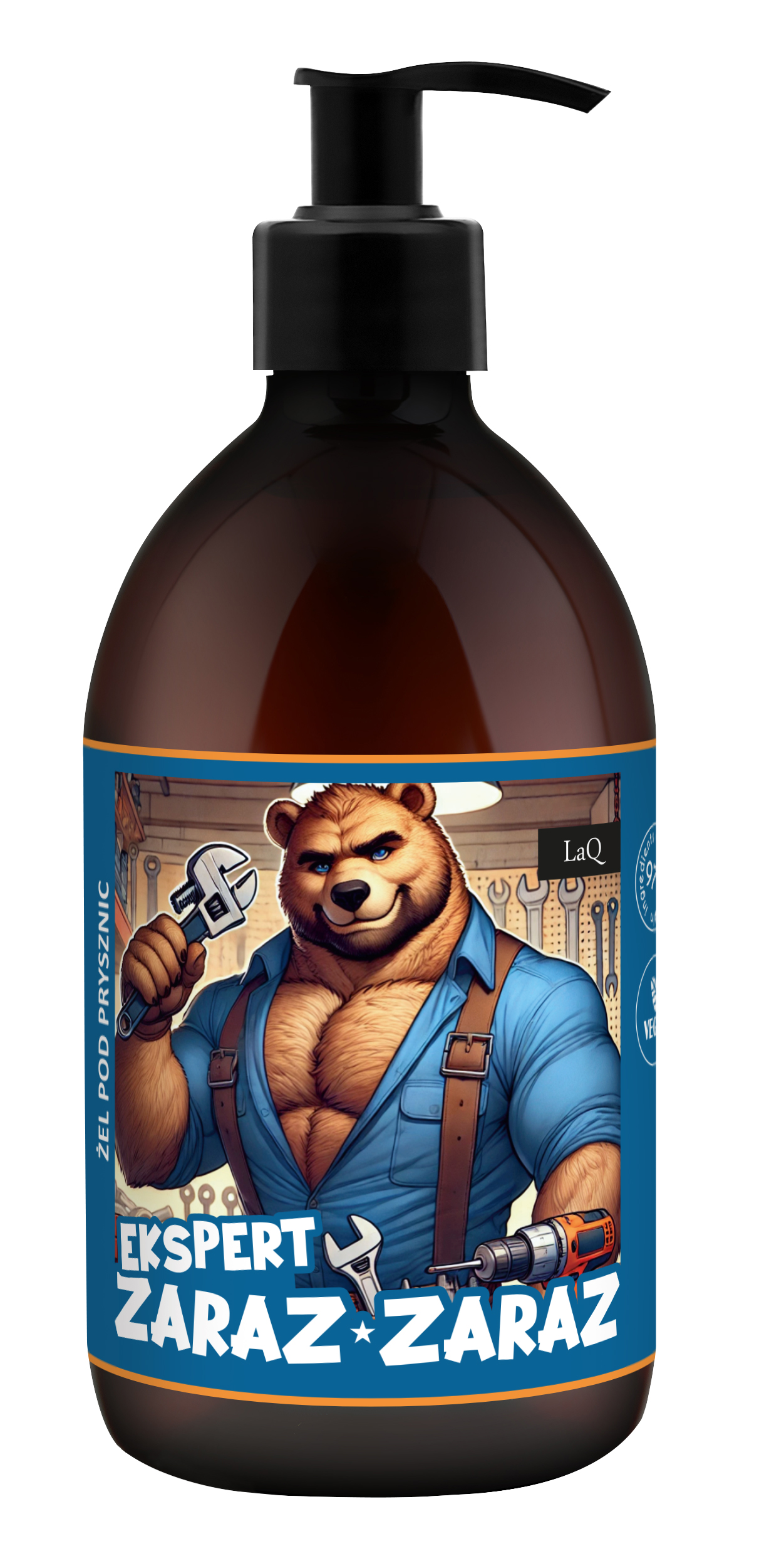 LaQ Gel de duș pentru bărbați Expert Immediately 500ml