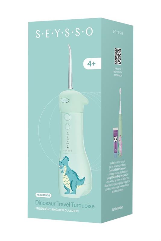 SEYSSO Kids Dinosaur Turquoise Baby Irrigator 4+