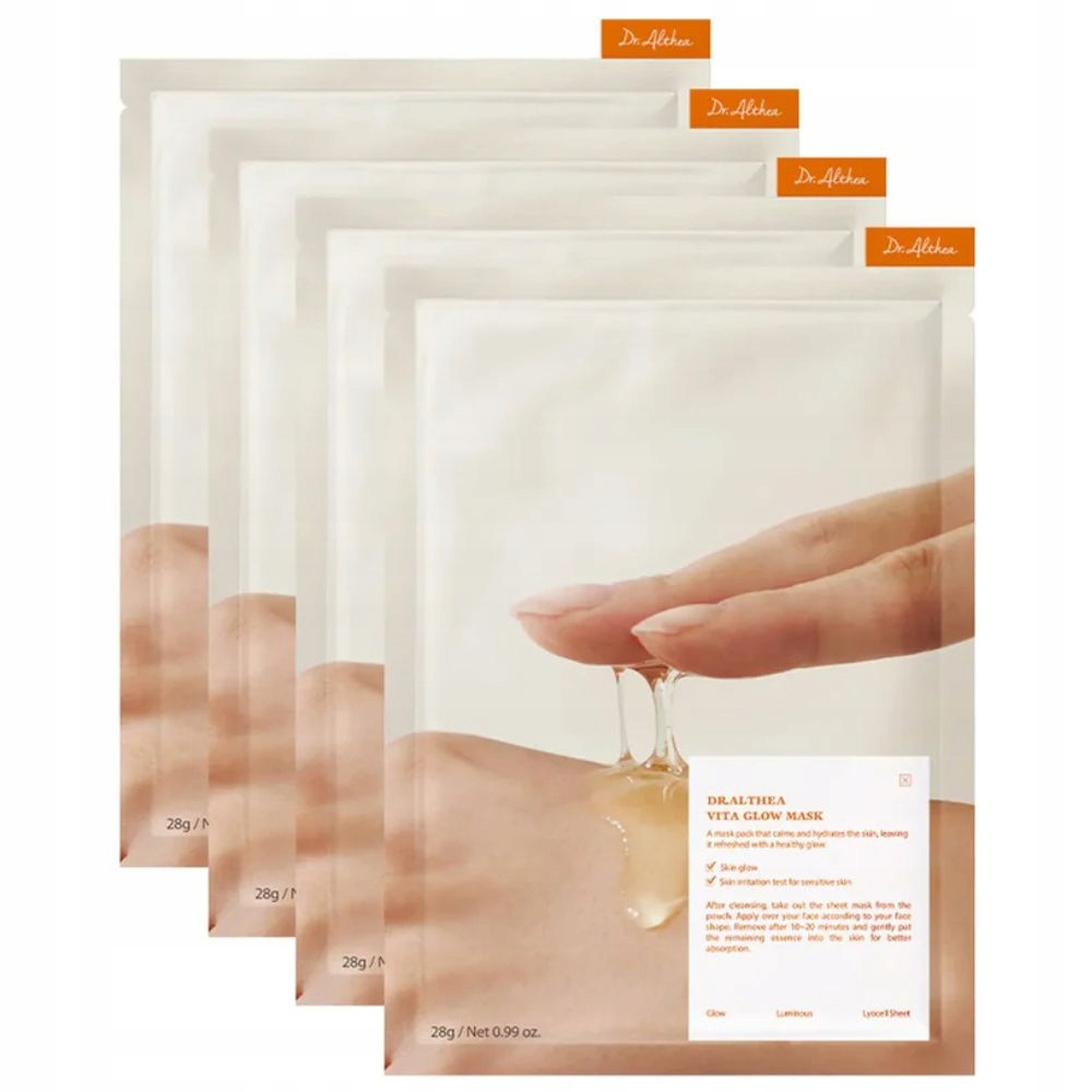 Dr.Althea Vita Glow Mask Set Nourishing Sheet Mask 4 Pieces