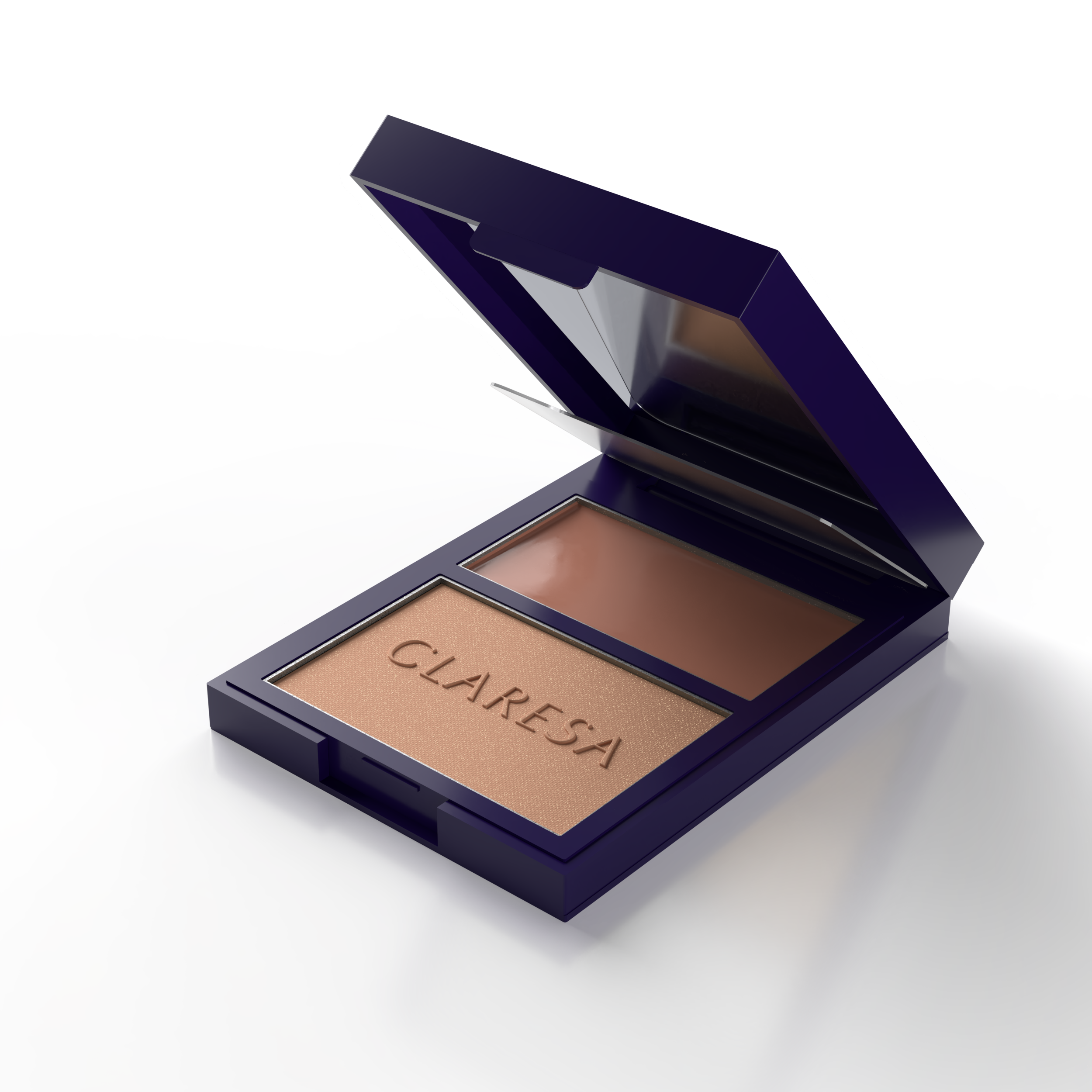 Claresa Duo Palette Cream and Powder Contouring Palette Bronzer 02 Sun Tropez