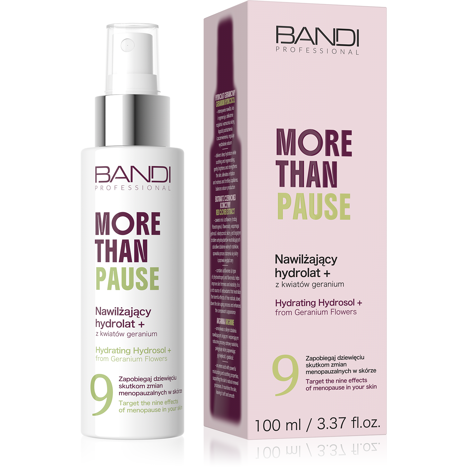 Bandi More Than Pause hidratant cu flori de geraniu 100ml