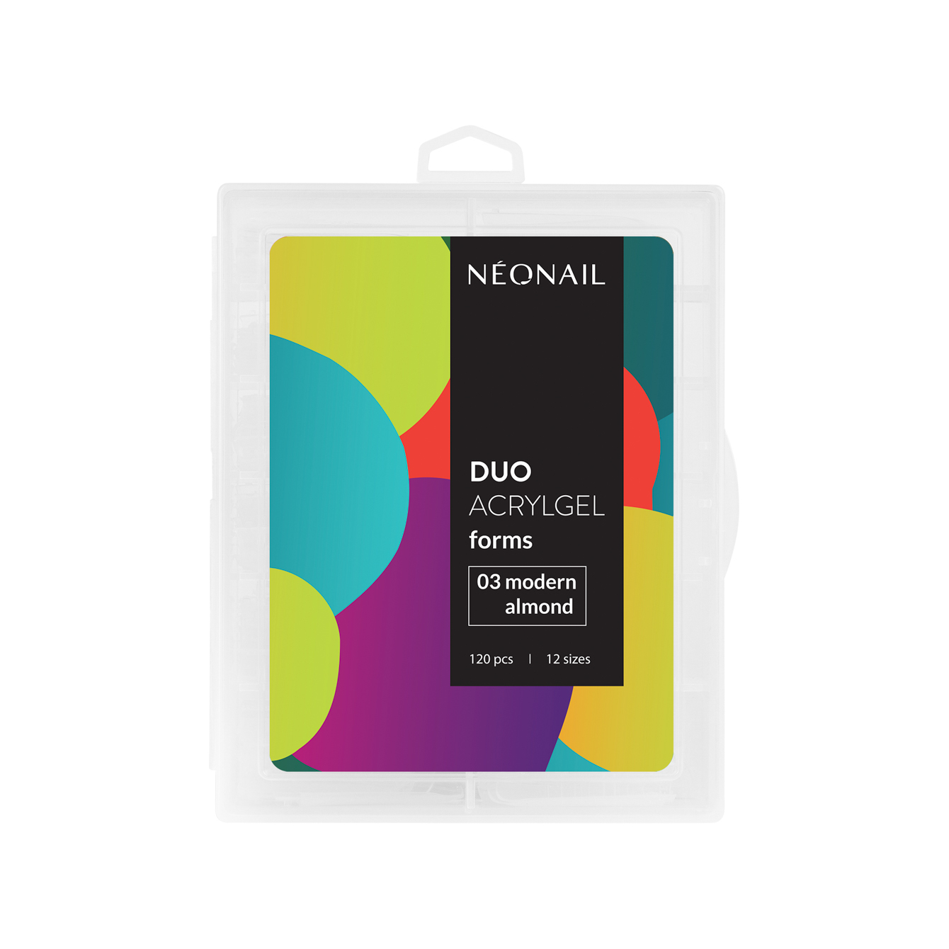 Neonail Duo Moulds pentru Acrylgel 03 Modern Almond 120 buc.