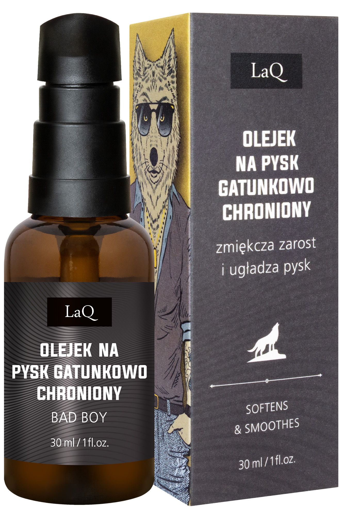 LaQ Bad Boy After Shave &amp; Beard Oil 30ml