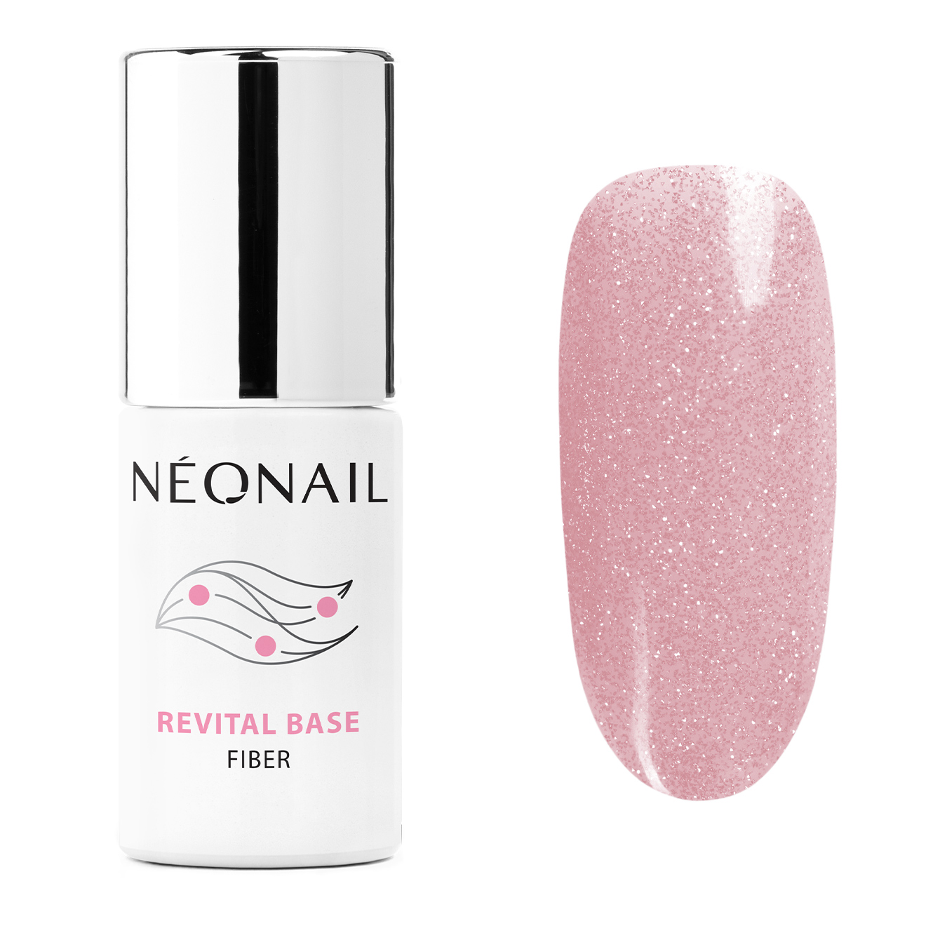 Neonail Hybrid Revital Base Fiber Blinking Cover Roz