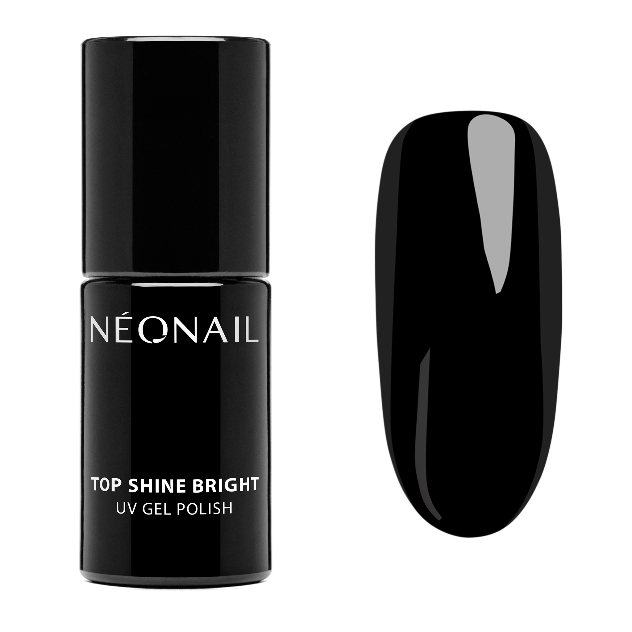 Neonail Top pentru lacuri hibride Top Shine Bright