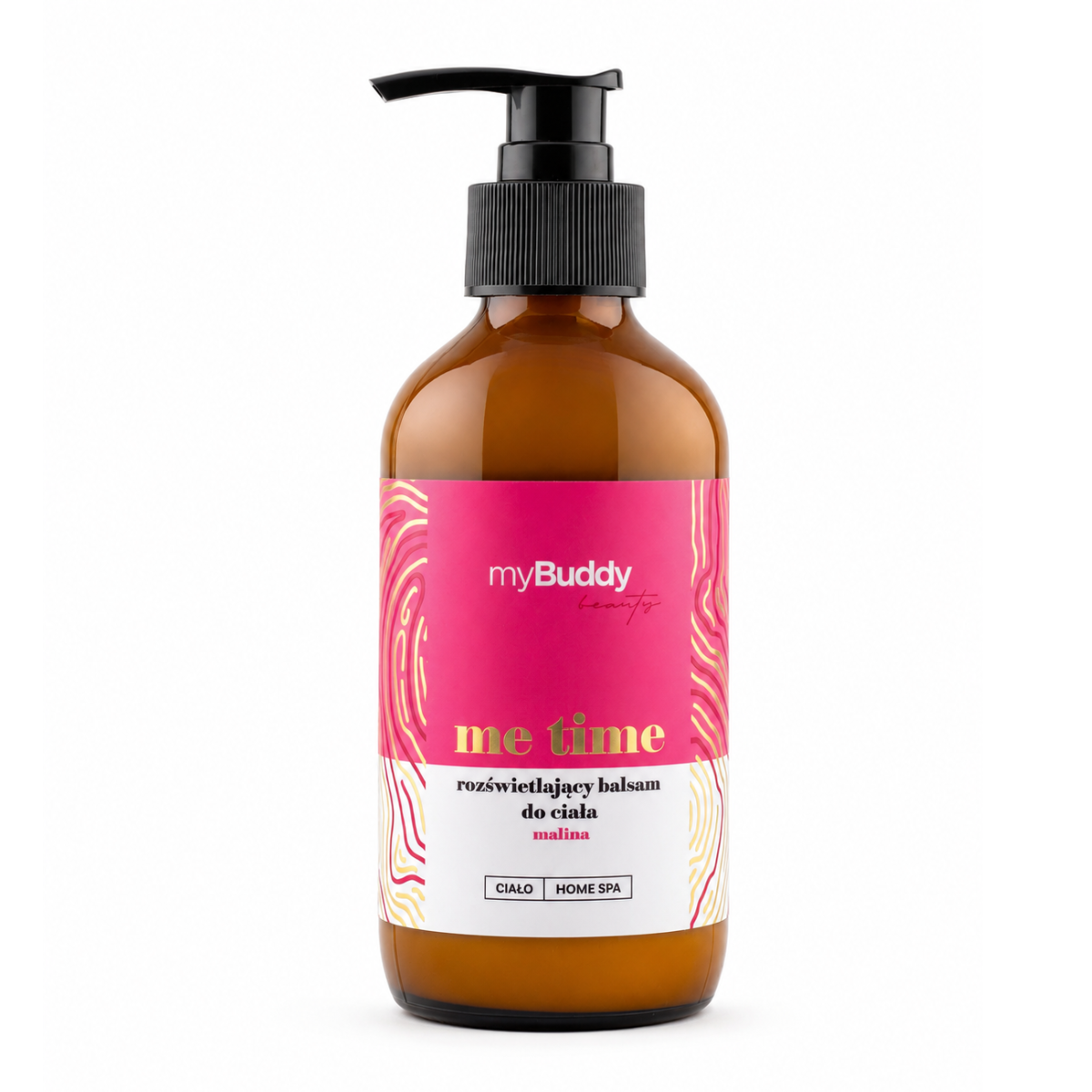 myBuddy me time Rozświetlający Balsam do Ciała Malina 250ml