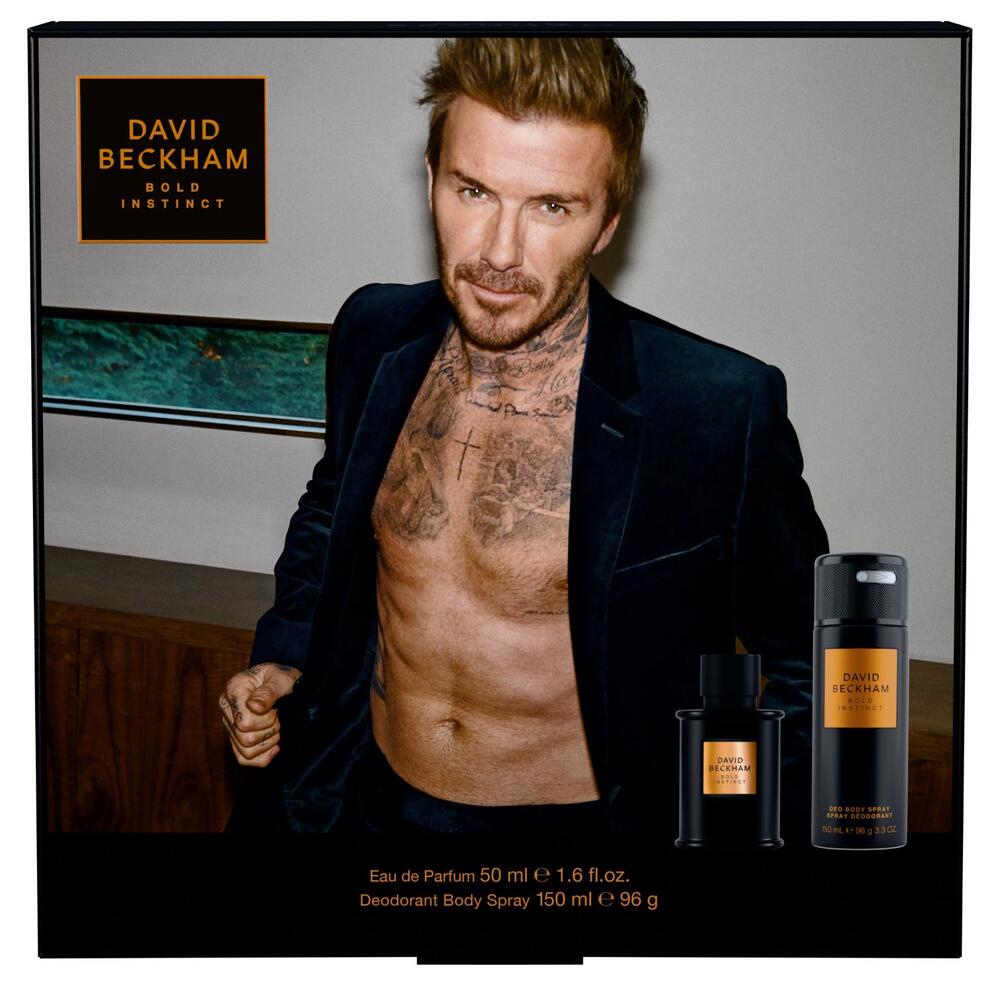 Set cadou David Beckham Bold Instinct pentru bărbați Eau de Parfum + Deodorant