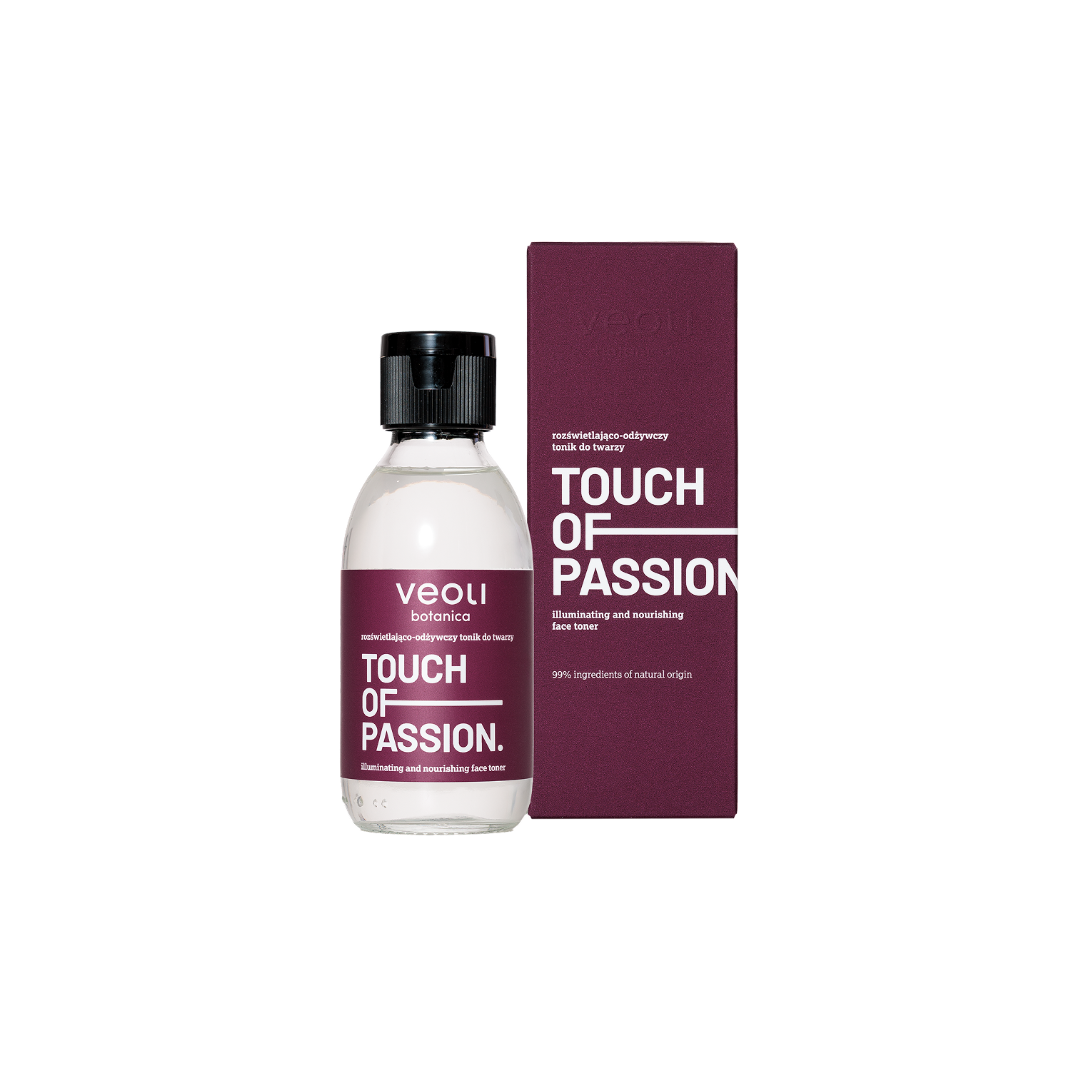 Veoli Botanica Touch of Passion Tonic facial iluminator și hrănitor 150ml