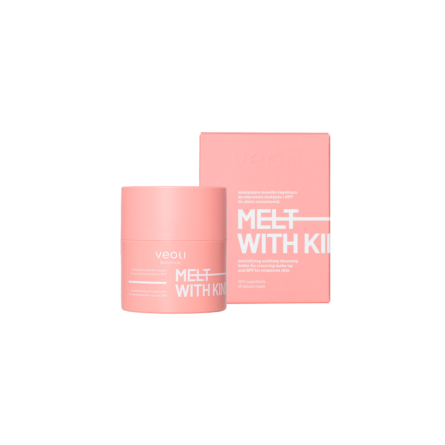 Veoli Botanica Melt With Kindness Unt demachiant emulgator calmant și SPF 40g