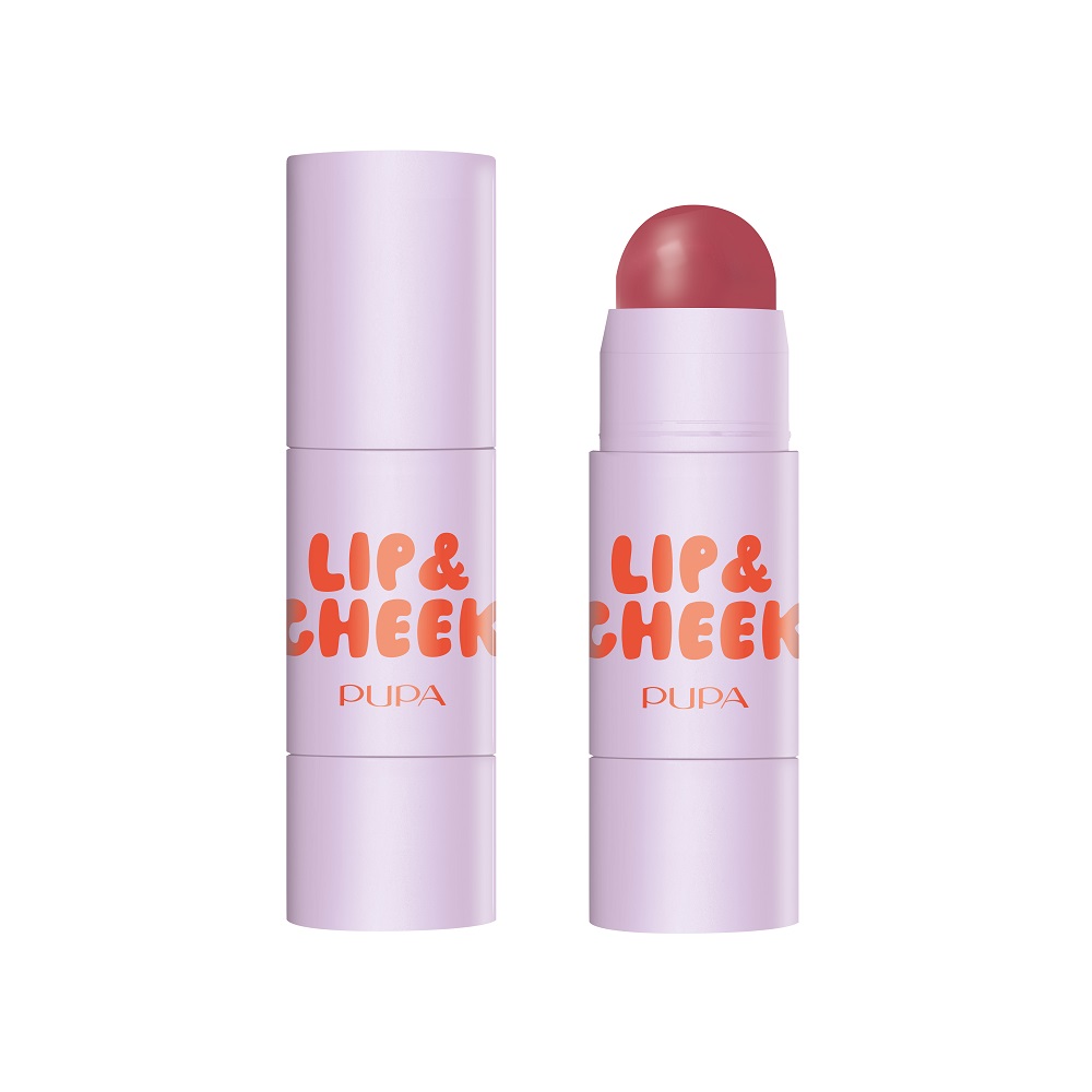 Pupa Milano Lip&amp;Cheek Blush and Lip Balm în Stick 002 Cheerleader