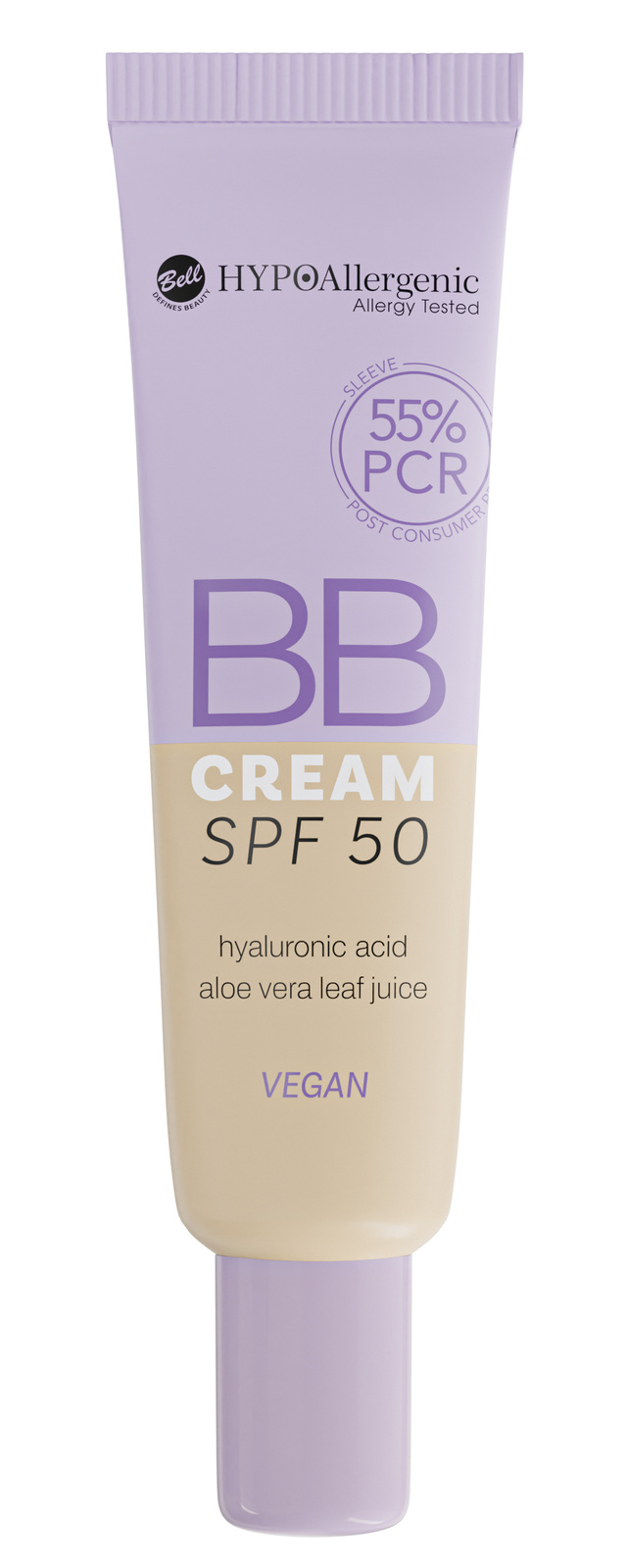 Bell Hypoallergenic Multifunctional BB Cream cu SPF50 02 Natural 30g