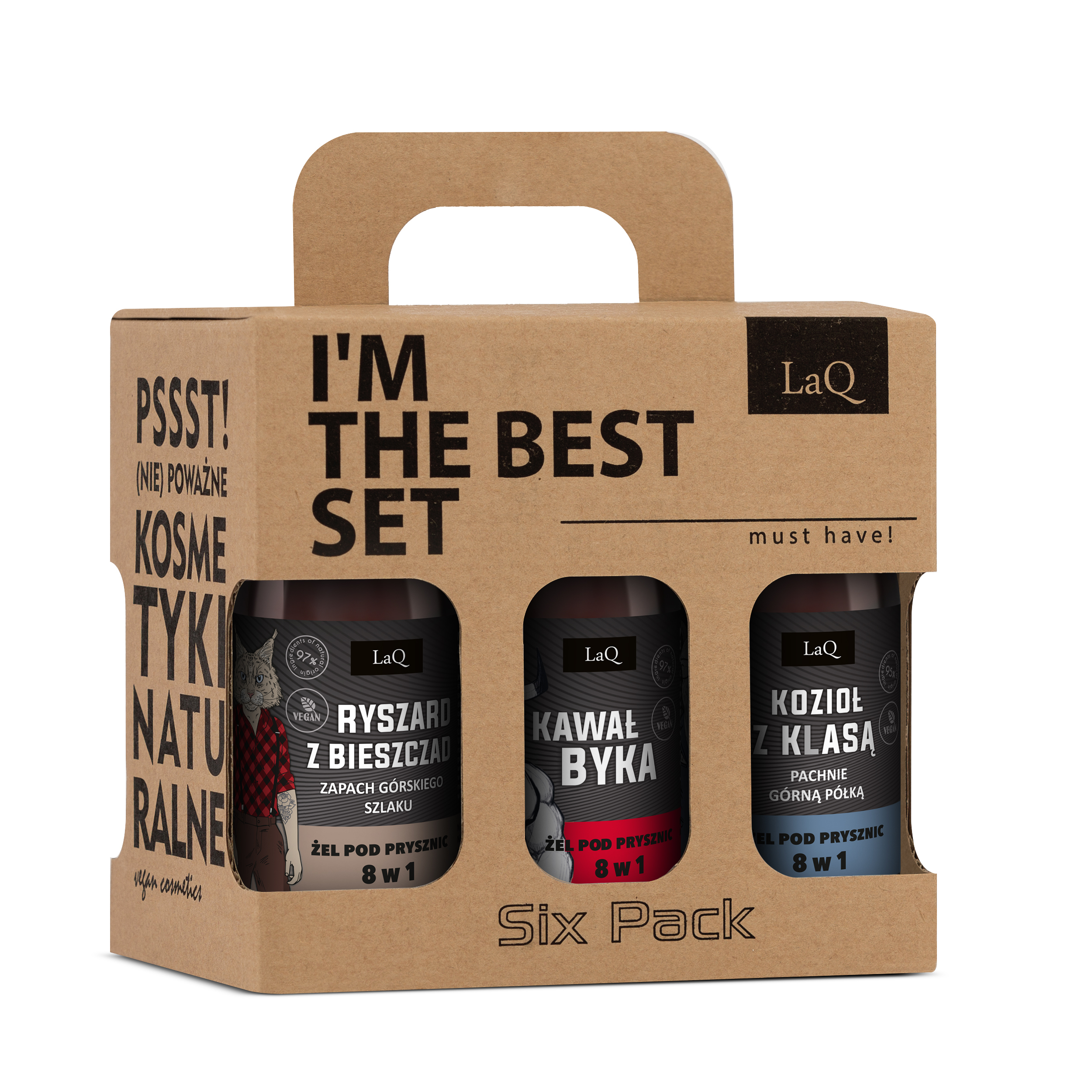 LaQ I'm The Best Set de geluri de duș pentru bărbați