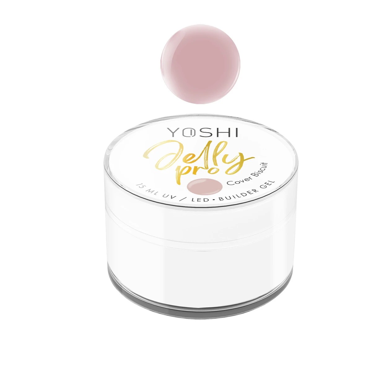 Yoshi Builder Gel Jelly PRO Gel UV LED Cover Biscuit 15ml