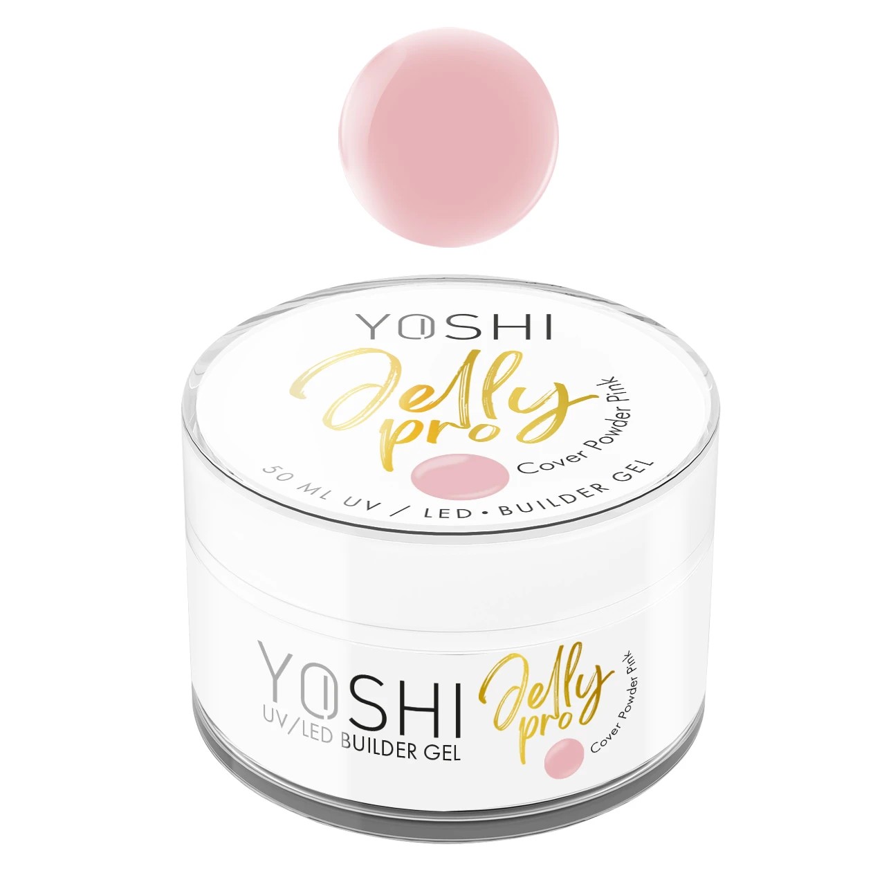 Yoshi Building Gel Jelly PRO Gel UV LED Cover Powder Roz 50ml