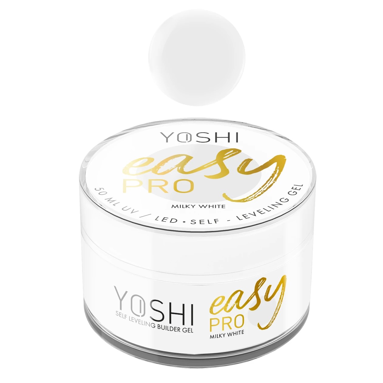Yoshi Easy PRO Gel UV LED alb lăptos 50ml