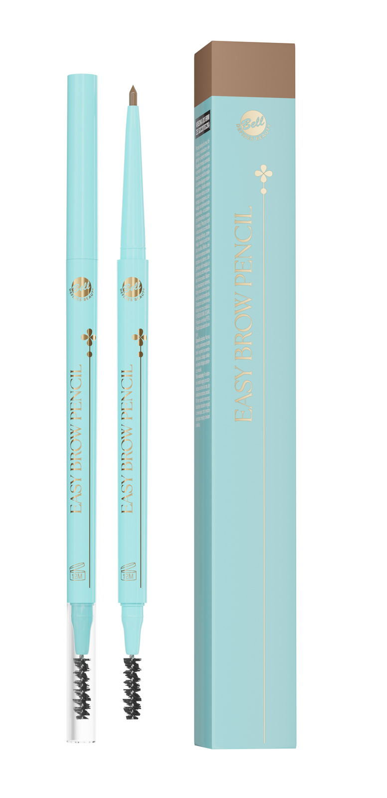 Bell Easy Creion pentru sprâncene cu perie 01 Medium Dark