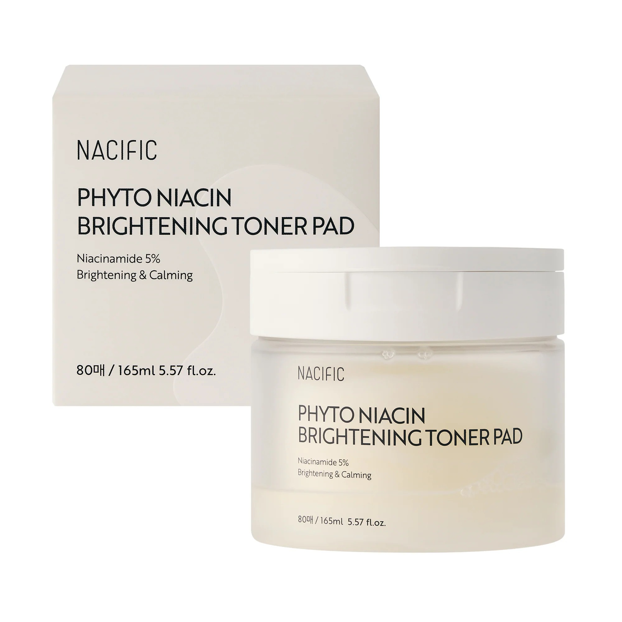 Nacific Phyto Niacin Brightening Toning Pads 80 bucăți