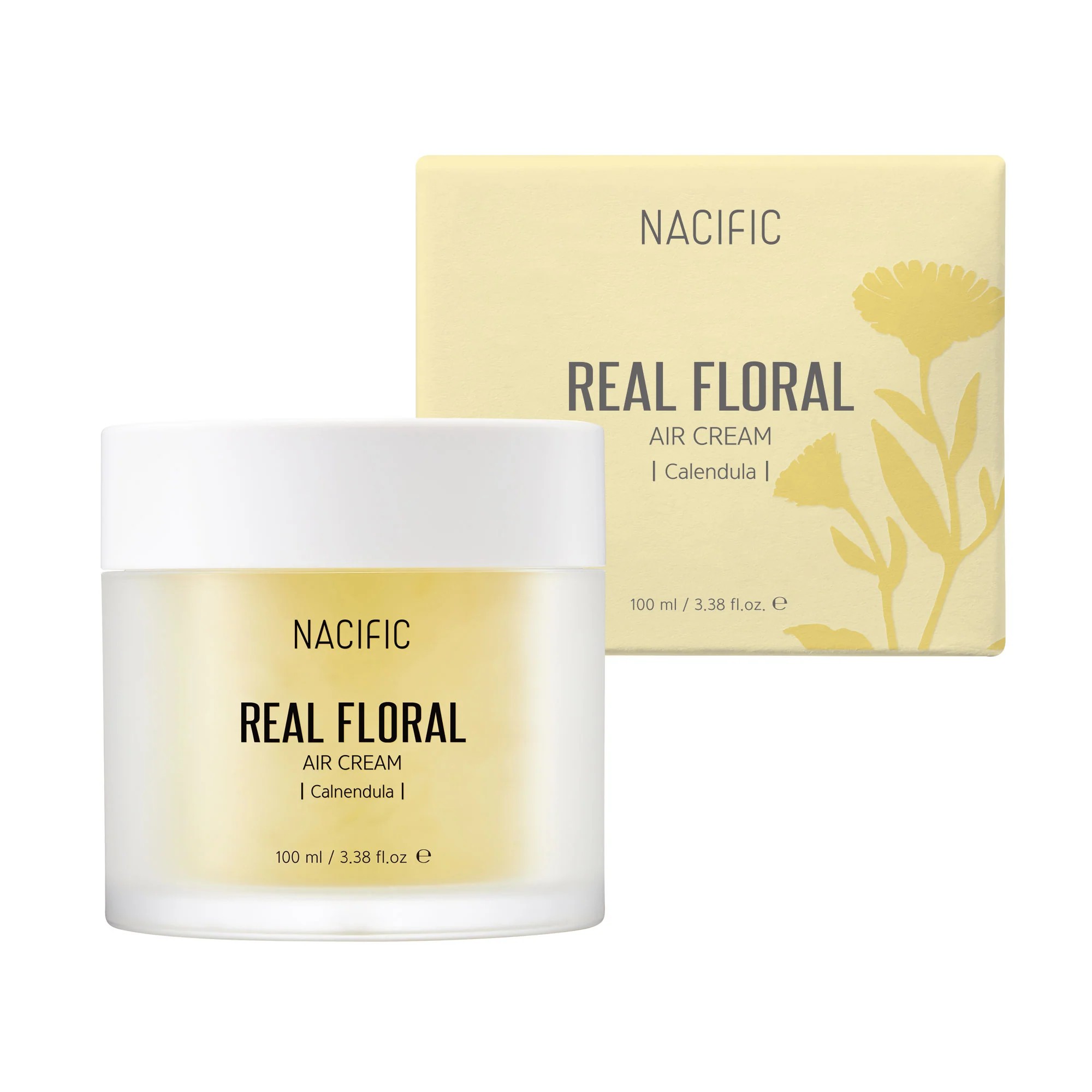 Gel-cremă facială Nacific Real Floral cu extract de Calendula 100ml