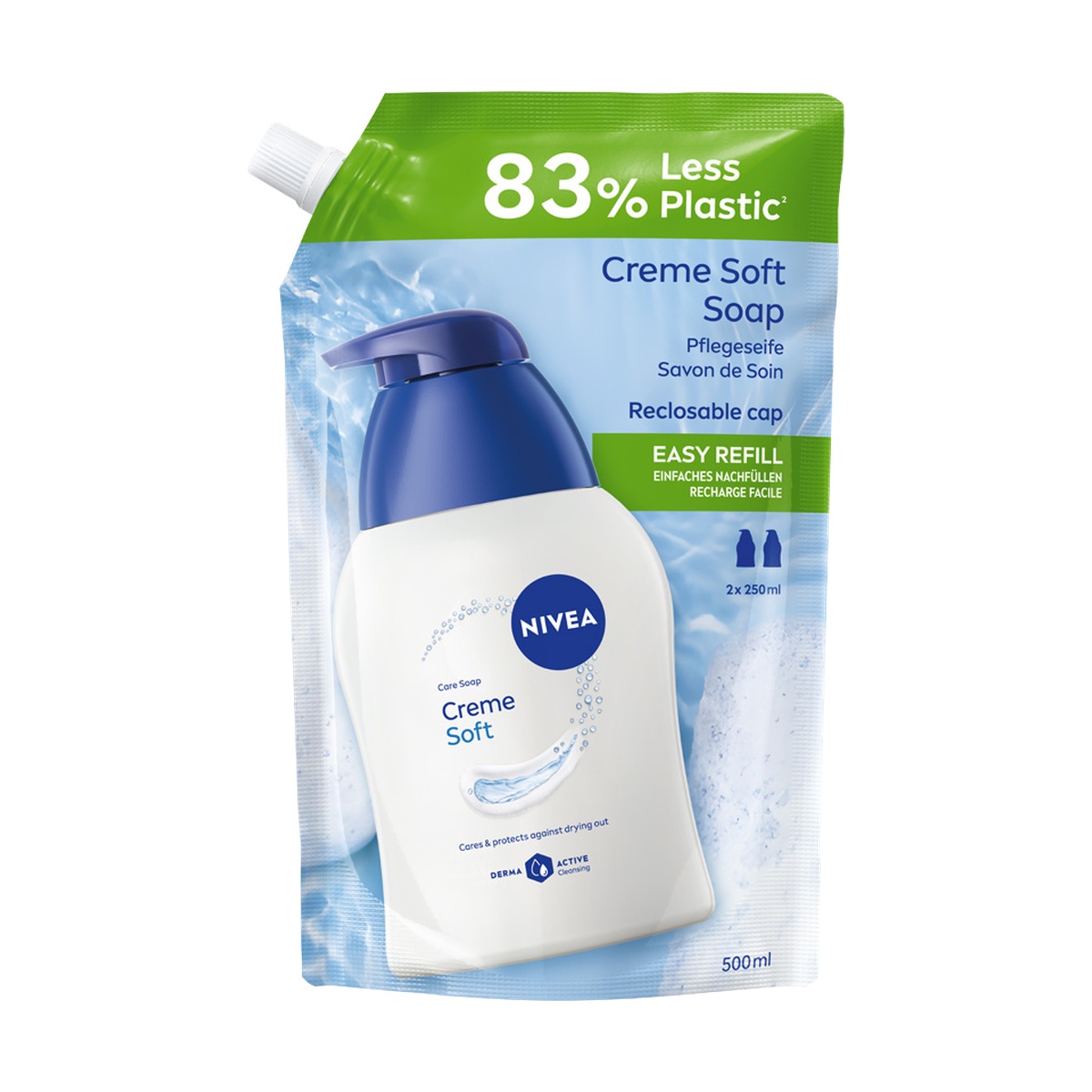 Săpun lichid NIVEA Creme Soft Refil 500ml