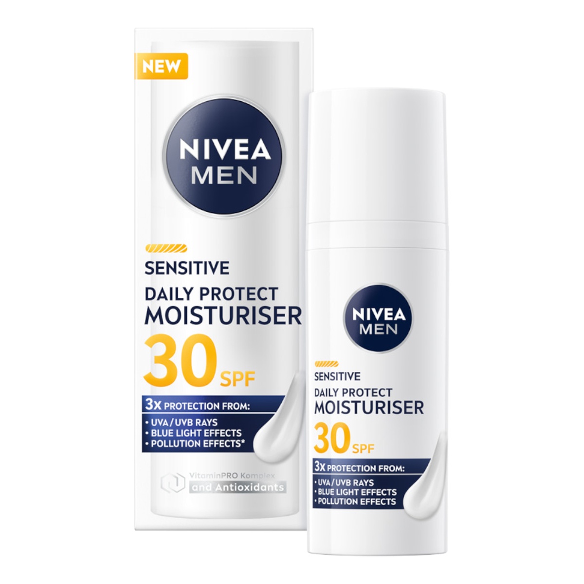 NIVEA Men Sensitive Cremă de față hidratantă cu SPF30 50ml