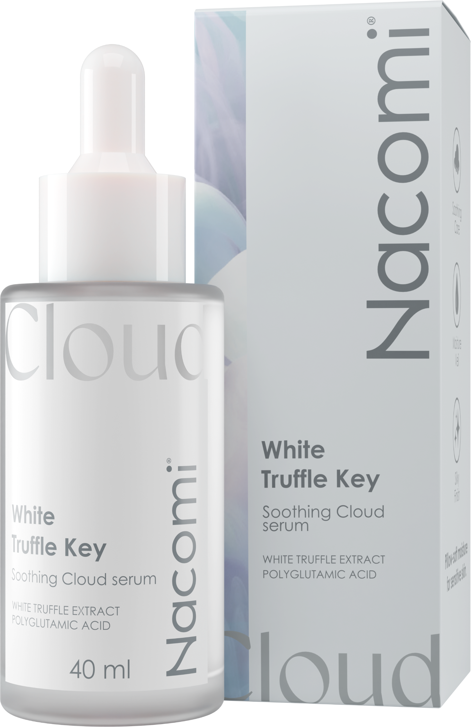 Nacomi White Truffle Key Ser calmant și hidratant 40ml