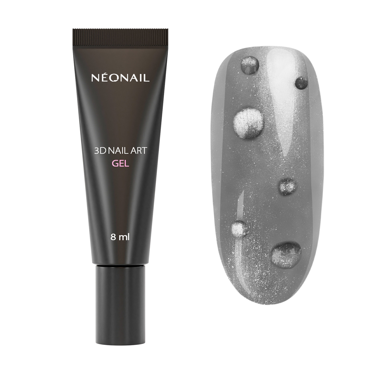 Neonail 3D Nail Art Gel Tub 01 Clar 8ml