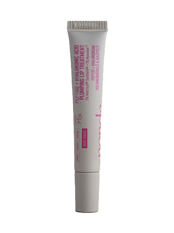 Nerds. Peptide Lip Serum cu acid hialuronic Nude Mauve 10ml.