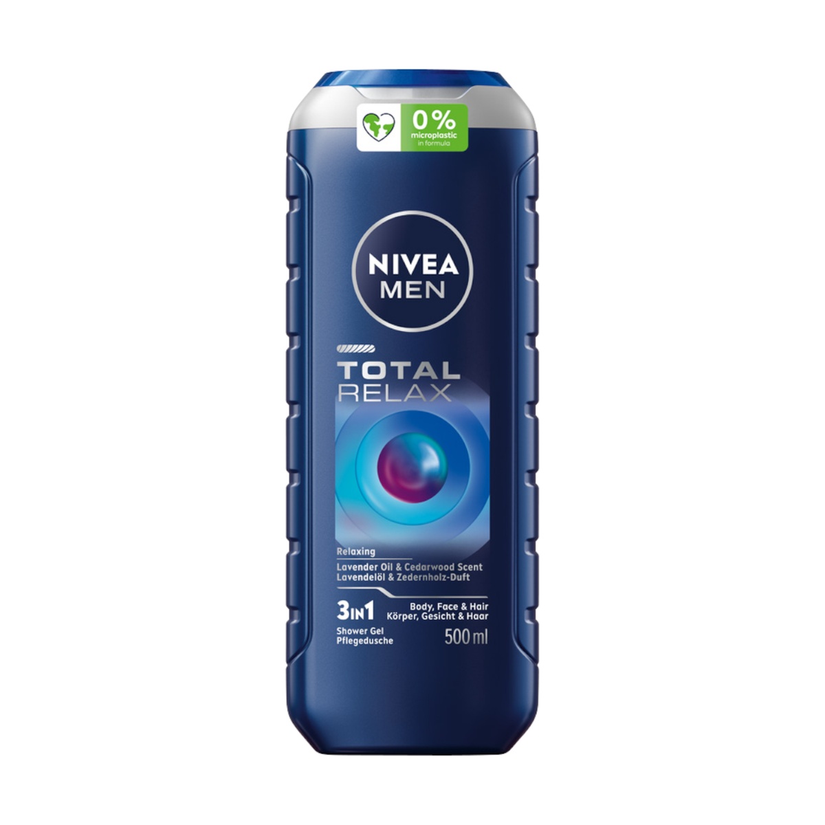 Gel de duș NIVEA Men 3-in-1 Total Relax 500ml