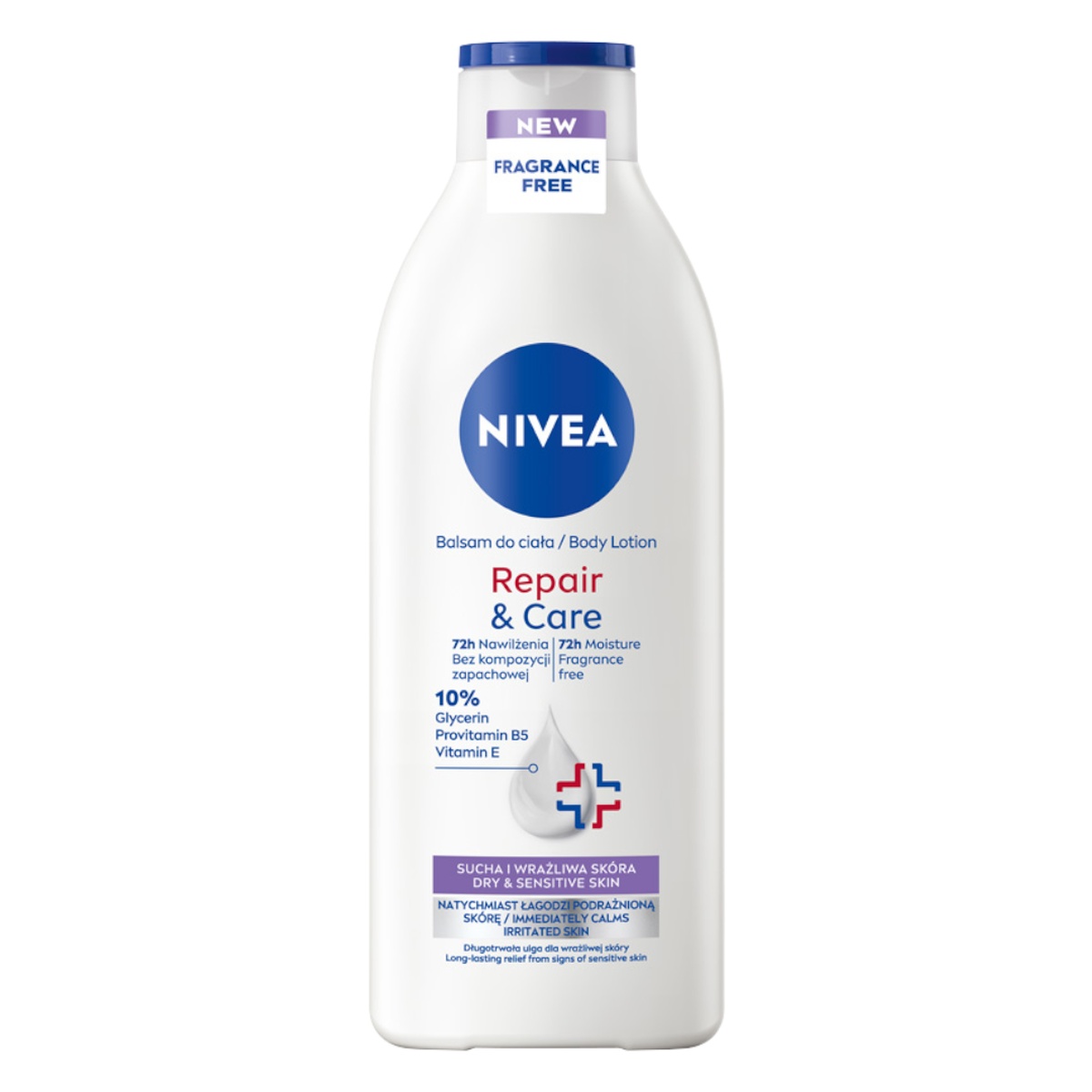 NIVEA Repair & Care Loțiune de corp pentru piele uscată și sensibilă 400ml