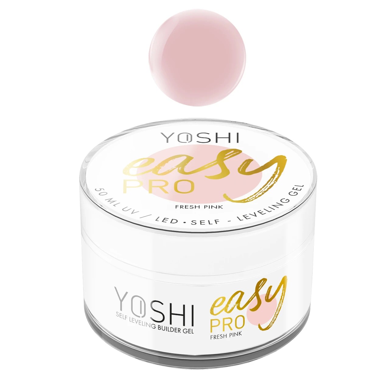 Yoshi Easy PRO Gel UV LED roz proaspăt 50ml