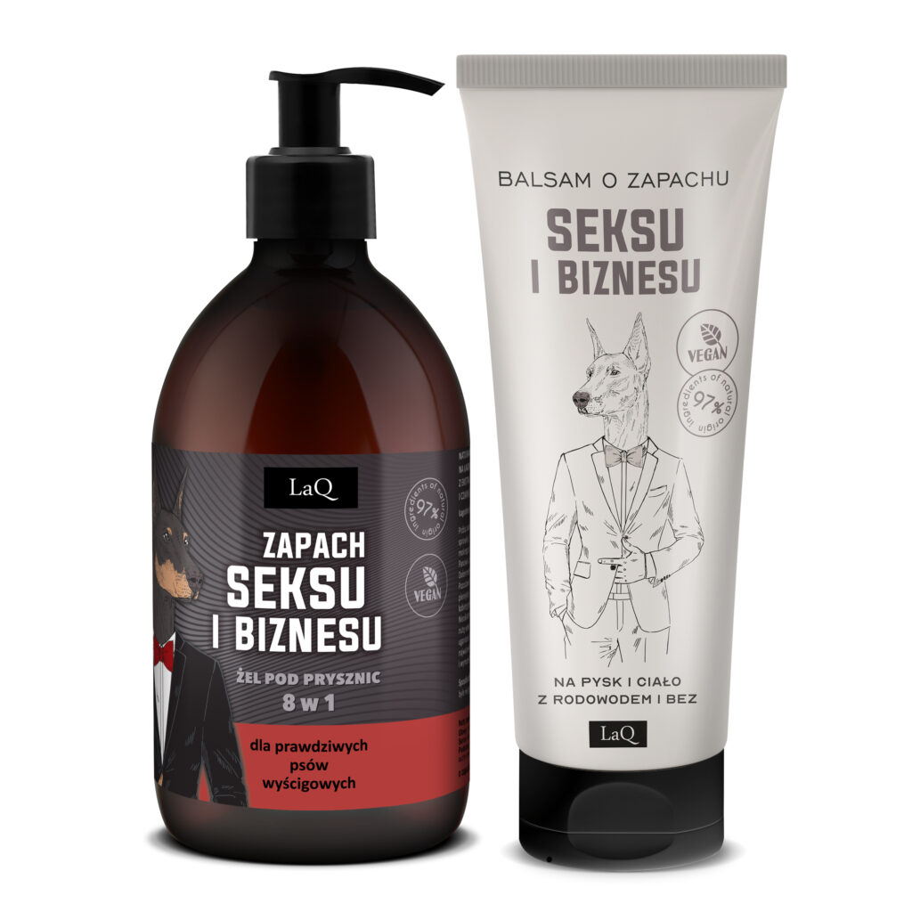 LaQ Golden Set de cosmetice pentru bărbați Gel de duș + Loțiune de corp