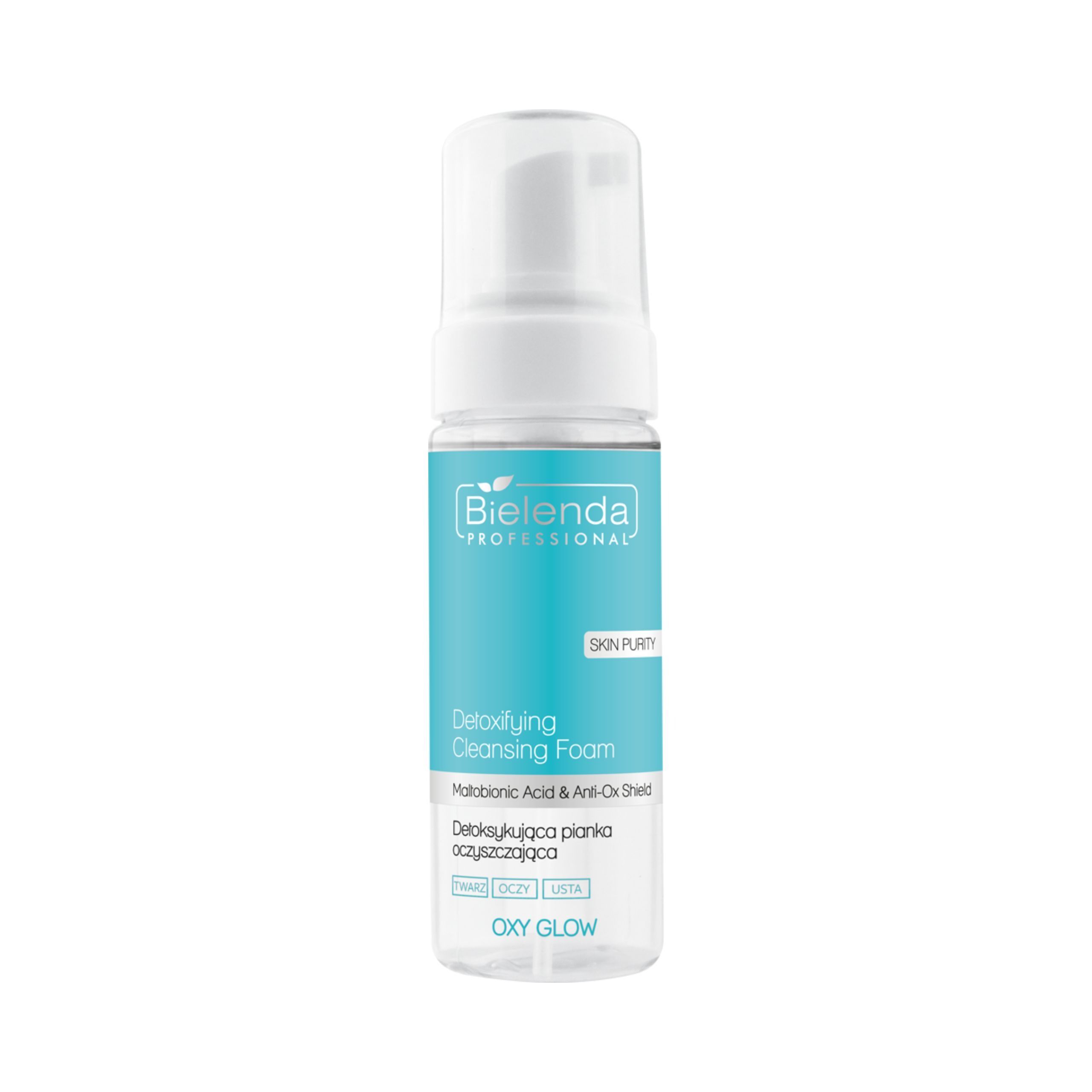Bielenda Professional Oxy Glow Spumă de curățare detoxifiantă 160ml